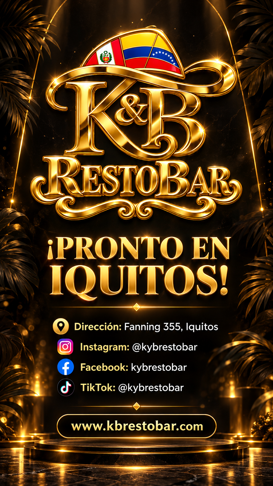 ¡Pronto en Iquitos! · KyB RestoBar
